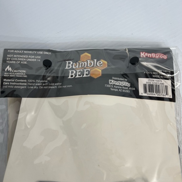 Honey Bee Halloween Costume~One Size~Very Good Condition - Picture 5 of 8